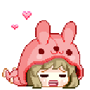 rainbowgirl animated emote from girls.exe (18+)