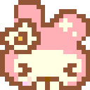 melodyexcited animated GIF emoji from girls.exe (18+)