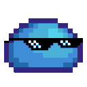 SlimeCoolerBlue Discord Emoji - 1ToP