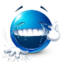 1_bluelaugh Discord sticker | /genuinely ₊˚・