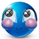 1_blueblush custom emote - /genuinely ₊˚・