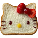 0_hellokittytoast custom emote - /genuinely ₊˚・