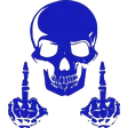 middlefingerskull
