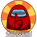 shhh Discord sticker - The Leppoverse 🌐