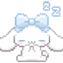 cinnamorollsleeping animated GIF emoji from Asmr World