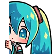 mikupeek custom emote - MikuVerse | A Free Chat Community