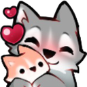 sk_hug custom emote | FurLounge・Español [0.1K] 🦁