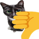 catthumbsdown Discord Emoji from #VTuberTH