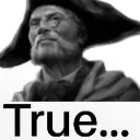 true