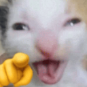 PointingHAHA Discord sticker from Critical Cuties ♡