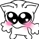 CatBlush custom emote from Critical Cuties ♡