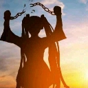 freeofchains Discord sticker from Fantasy *:･ﾟ|| Make Friends . Emotes . Chatting ✧*:･ﾟ