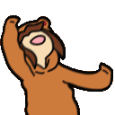 beargirlfreakout animated Discord emote - ⛧°. ⋆༺𝐆𝐀𝐋𝐀𝐗𝐘.𖥔 ݁ ˖ִ˖°༻⋆. °⛧