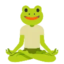 Frog_meditate