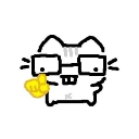 nerdcat Discord sticker from ࣪˖ ִֶָ🍓་༘𝓖𝓻𝓪𝓿𝓲𝓽𝔂 𝓦𝓲𝓷𝓮⭑.ᐟִֶָ ..𓂃 ִֶָ🍷་༘࿐.⋆♱