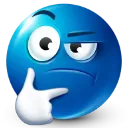 thinkingbluefaceblue