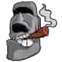 moaismoking custom emote | ~𝓞𝓾𝓽𝓒𝓪𝓼𝓽~