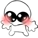 blushuwu custom emote from 𝓶𝓲𝓼𝓽