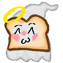 innocent_ghosty Discord sticker from ₊˚⊹ ᰔ Ghosty Toasty Graveyard ᰔ ⊹˚ ₊