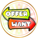Trade Discord sticker from Blox Fruits Hub