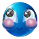 blublush Discord sticker from Amoura Hub 🩵 | Social hub • 18+ • Hangout • Dating • Relationship • Active Vcs • SFW • Chill
