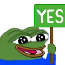 pepeYes Discord sticker | Arcade