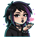 kiss custom emote | Nyx After Dark