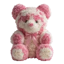 735519pinkwhiteroseteddy