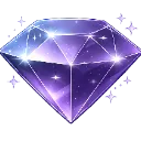 GlitzernderlilaDiamantimFokus