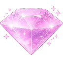 PastellrosaDiamantmitfunkelndenS