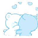 blue_bear_kisses animated Discord emote - Amoura Hub 🩵 | Social hub • 18+ • Hangout • Dating • Relationship • Active Vcs • SFW • Chill