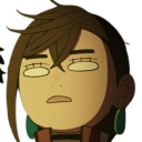 Momo_Confused custom emote from DanDaDan - Discord