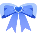 BlueHeartBow