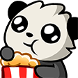 PopcornPandaForPoorPpl Discord Emoji | ⋆˚𝜗 night owls 𝜚˚⋆