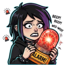alarmed Discord Emoji - Nyx After Dark