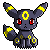 Umbreon animated Discord emote - Melodiez | 💗👀