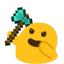 BlobHoldingDiamondAxe