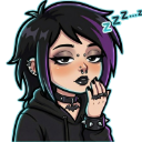 Tired custom emote | Nyx After Dark