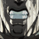 Anime character face shown in four panels with tears streaming down and an expression of extreme emotional anguish.