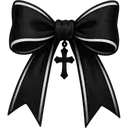 407700blackwhitebow2