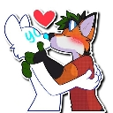 FurryKiss Discord Emoji from Da Cuties