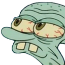 PerturbedSquidBob Discord sticker from ShimadaX