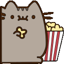 PusheenPopcorn animated emote | BeeCraft