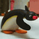 pingu_dance animated GIF emoji - BeeCraft