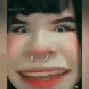 egirl animated GIF emoji - unmask