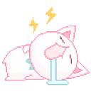 sleepy_kitty animated Discord emote | 百合好き | . 𝙁𝙪𝙙𝙖𝙣𝙨𝙝𝙞  ◞