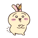 dancing_usagi animated Discord emote from 百合好き | . 𝙁𝙪𝙙𝙖𝙣𝙨𝙝𝙞  ◞