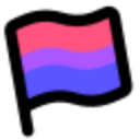 bisexual Discord sticker from creator's paradise