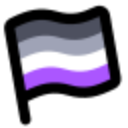 asexual Discord sticker from creator's paradise