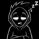 Shadow_Sleepy Discord Emoji - White Shadows